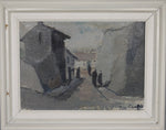 Mid Century Original Oil Painting From Sweden By H Cardell