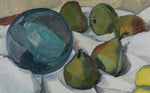 Mid Century Still Life Oil Painting from Sweden By Börje A 1968