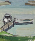 Load image into Gallery viewer, Mid Century Seascape Oil Painting By A Erwö Sweden 1957
