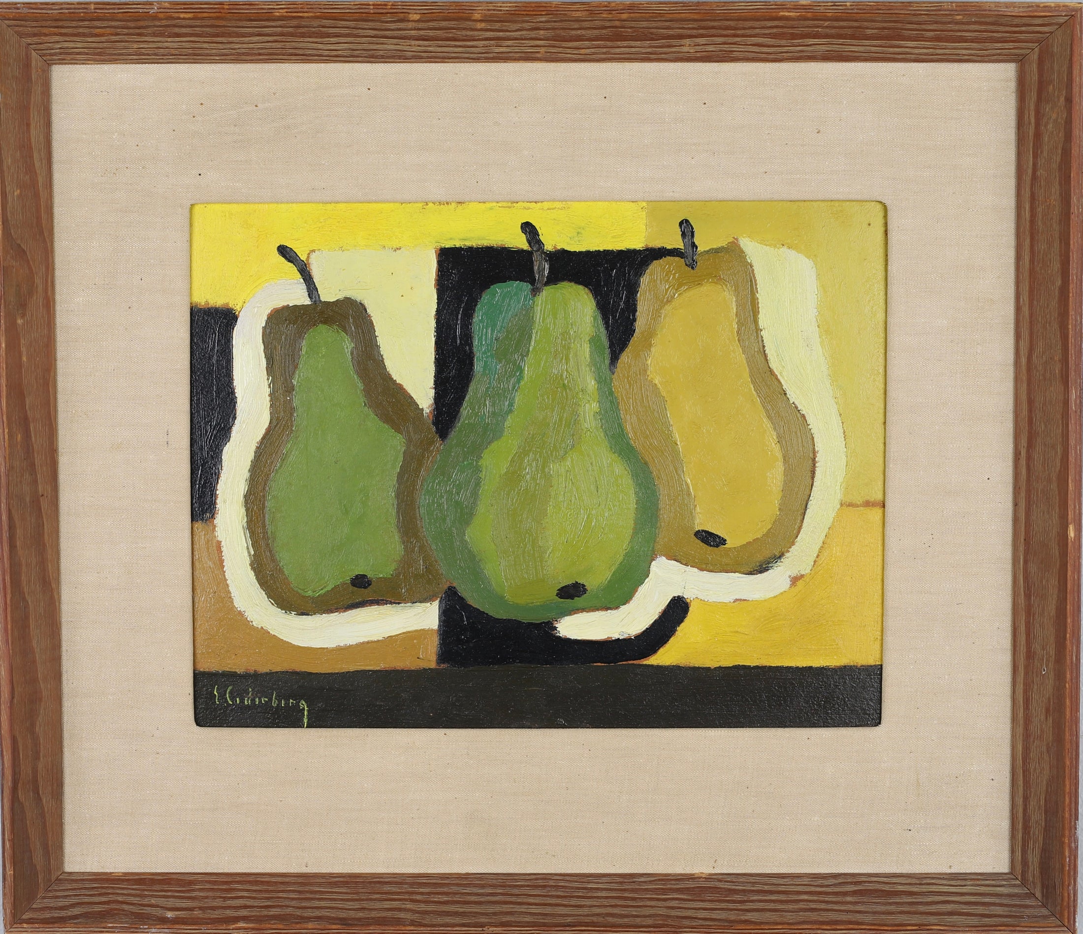Mid Century Vintage Still Life By E Cederberg Sweden