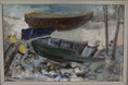Load image into Gallery viewer, Mid Century Seascape Oil Painting By A Erwö Sweden 1952
