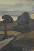 Load image into Gallery viewer, Vintage Original Mid Century Landscape Oil Painting From Sweden
