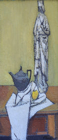 Load image into Gallery viewer, Mid Century Vintage Still Life  Oil Painting by Helge Franzèn 1951 Vintage Art Room
