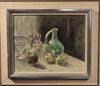 Vintage Mid Century Oil Painting Signed Stig B from Sweden