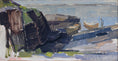 Load image into Gallery viewer, Vintage Mid Century Seascape By Sven Olof Rosén Sweden 1954
