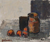 Vintage Mid Century Oil Painting by E Lundberg from Sweden