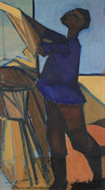 Load image into Gallery viewer, Mid Century Original Figure Oil Painting From Sweden
