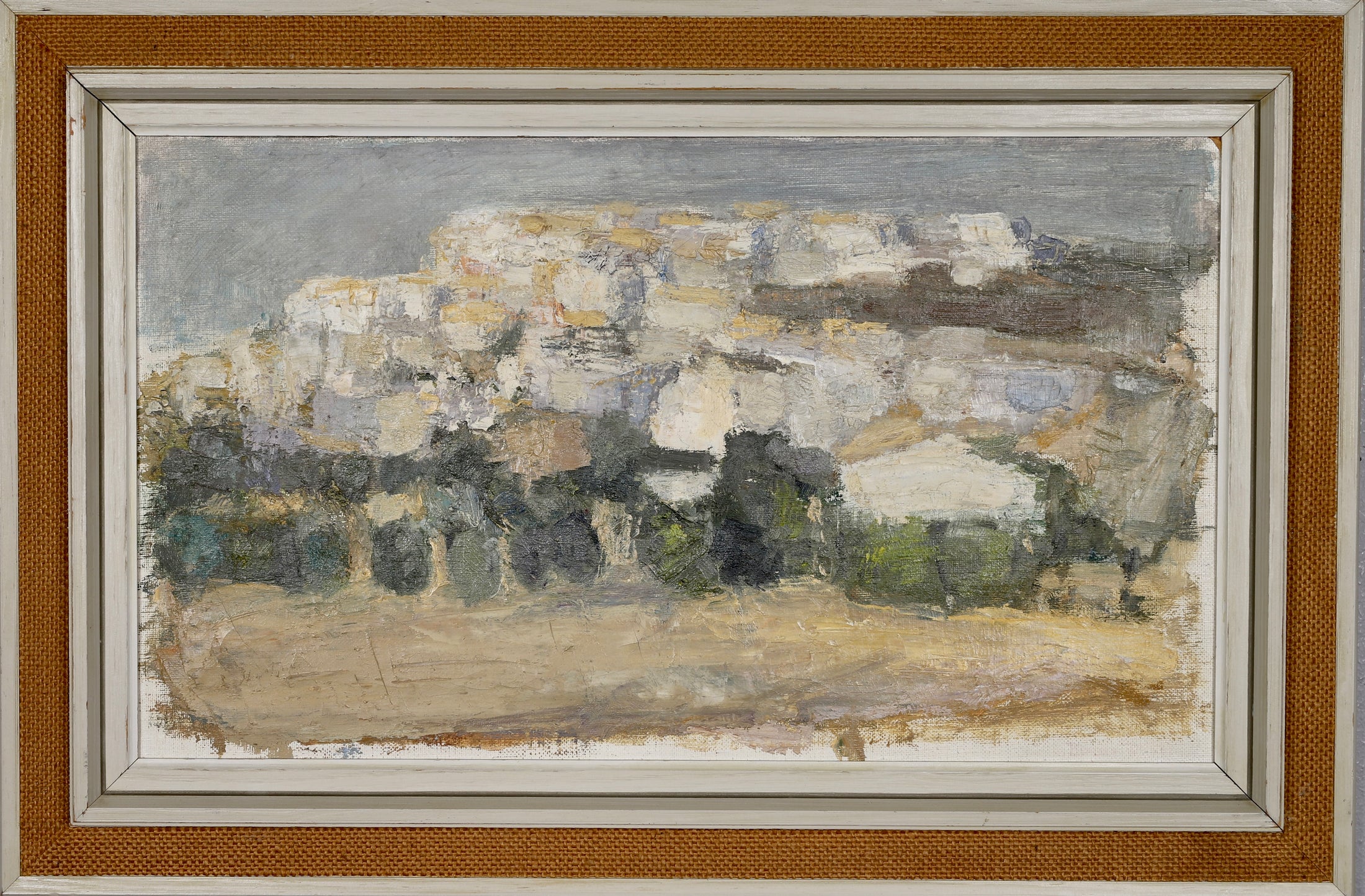 Mid Century Landscape Oil Painting From Sweden