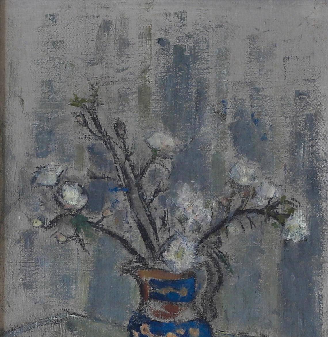 Swedish Vintage Art Still Life Oil Painting