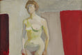 Load image into Gallery viewer, Original Mid Century Figure Oil Painting From Sweden
