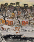 Load image into Gallery viewer, Mid Century Original Oil Painting From Sweden by A Berg
