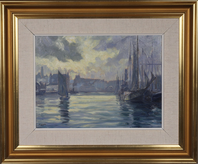 Antique Oil Painting From Sweden by A Kleimer 1919
