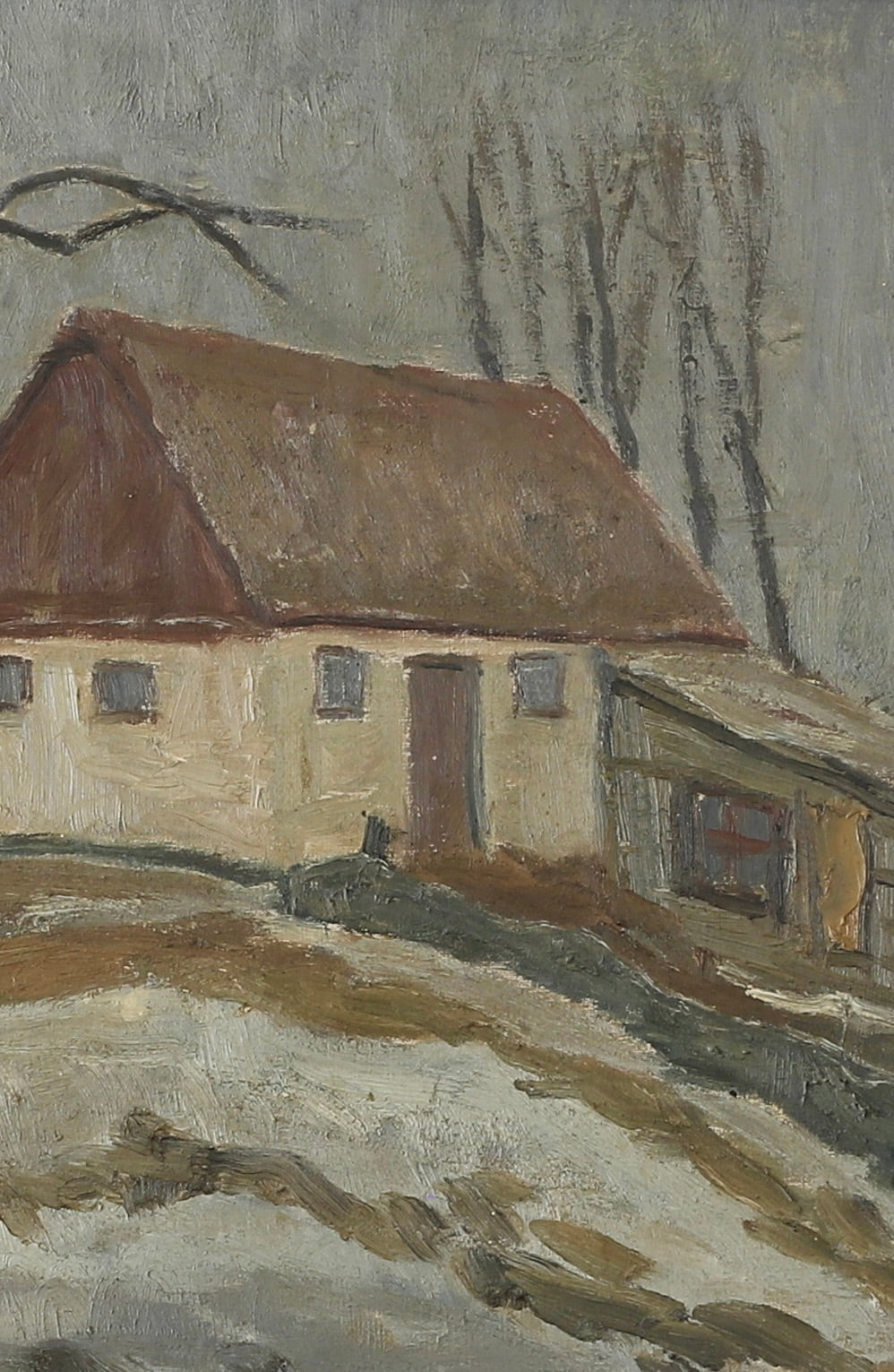 Vintage Mid Century Art Landscape From Sweden H Lundström