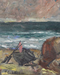 Load image into Gallery viewer, Mid Century Vintage Oil Painting From Sweden Vintage Art Room
