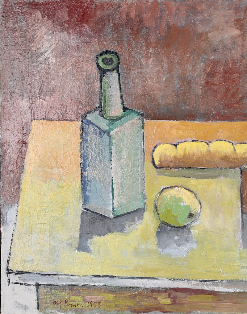 Vintage Mid Century Still Life From Sweden By O Persson 1958