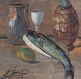 Load image into Gallery viewer, Vintage Mid Century Oil Painting From 1963 from Sweden
