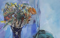Load image into Gallery viewer, Mid Century Still Life Oil Painting by Listed Artist E Julius Sweden
