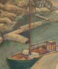 Load image into Gallery viewer, Mid Century Oil Painting by S Olsson Sweden 1953
