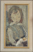 Load image into Gallery viewer, Swedish Vintage Portrait Oil Painting From Sweden By E Brandt
