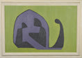Load image into Gallery viewer, Mid Century Figurative Abstract Oil Painting From Sweden

