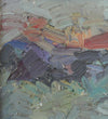 Mid Century Abstract Oil Painting From Sweden