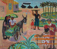 Load image into Gallery viewer, Mid Century Original Cityscape By G Karlmark Sweden
