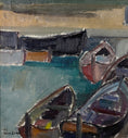 Load image into Gallery viewer, Mid Century Oil Painting By A Erwö Sweden
