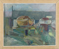Load image into Gallery viewer, Original Vintage Art Room Mid Century Oil Painting from Sweden

