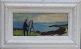 Load image into Gallery viewer, Vintage Mid Century Oil Painting From Sweden by Stig Kjellin
