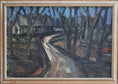 Load image into Gallery viewer, Mid Century Landscape Oil Painting From Sweden by Hellsing
