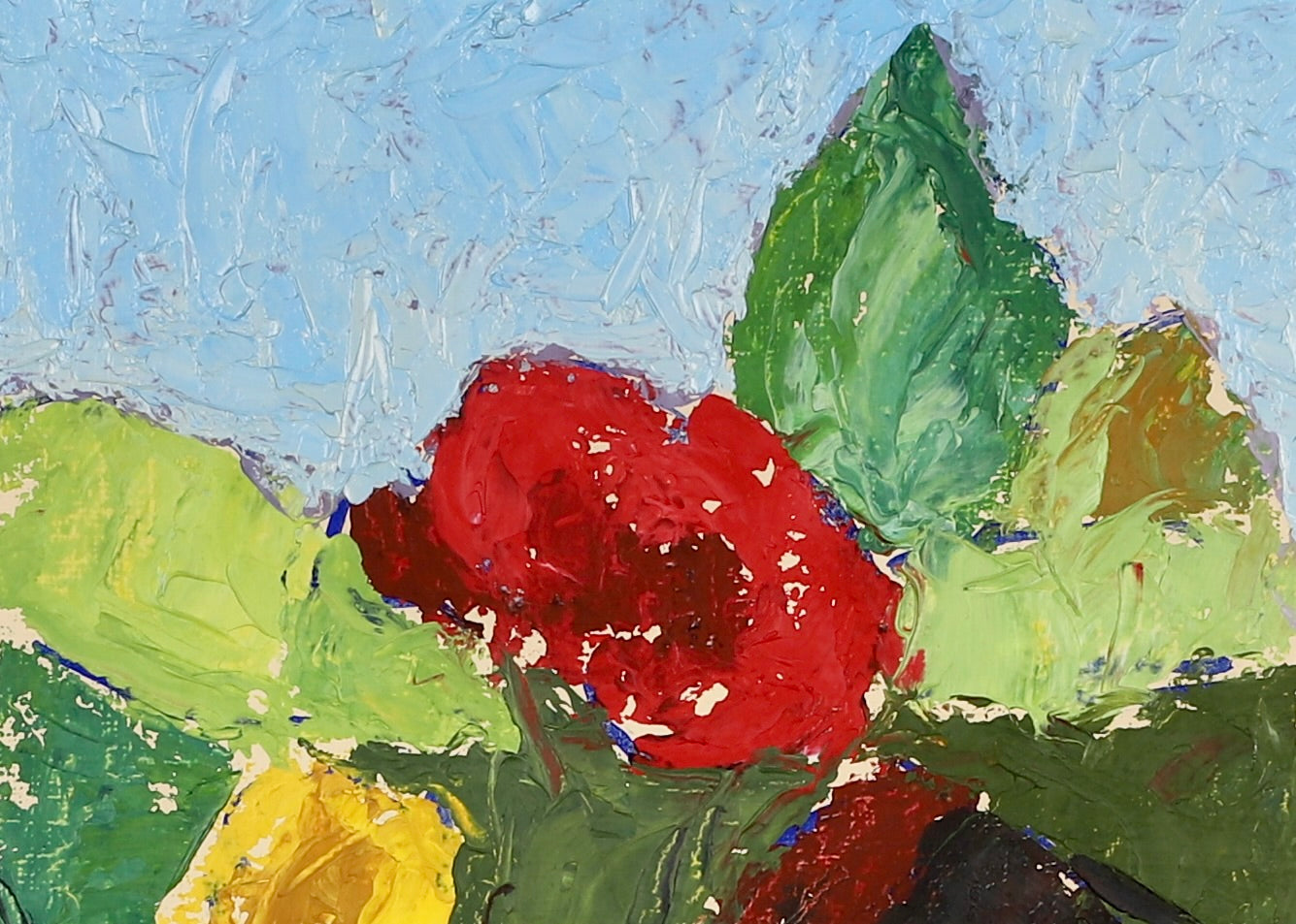 Vintage Swedish Art Still Life Oil Painting by G Paulson