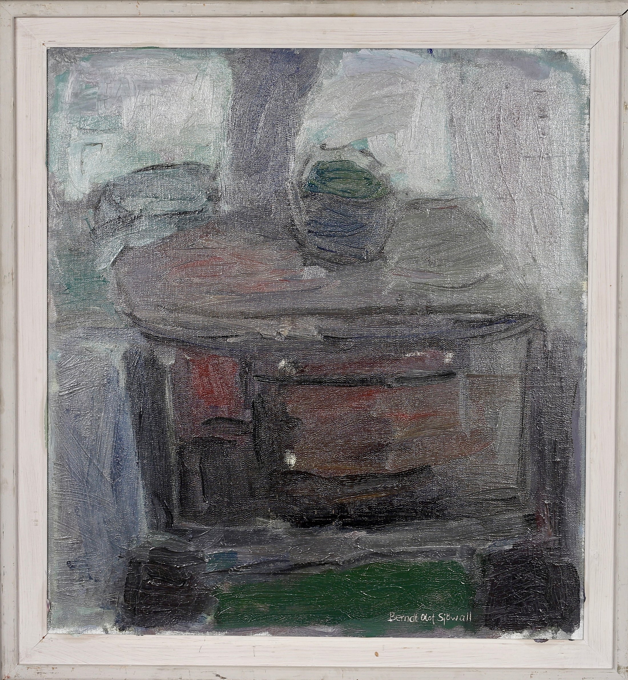 Swedish Vintage Art Still Life Oil Painting