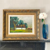 Mid Century Farmhouse Oil Painting From Sweden