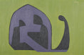 Load image into Gallery viewer, Mid Century Figurative Abstract Oil Painting From Sweden
