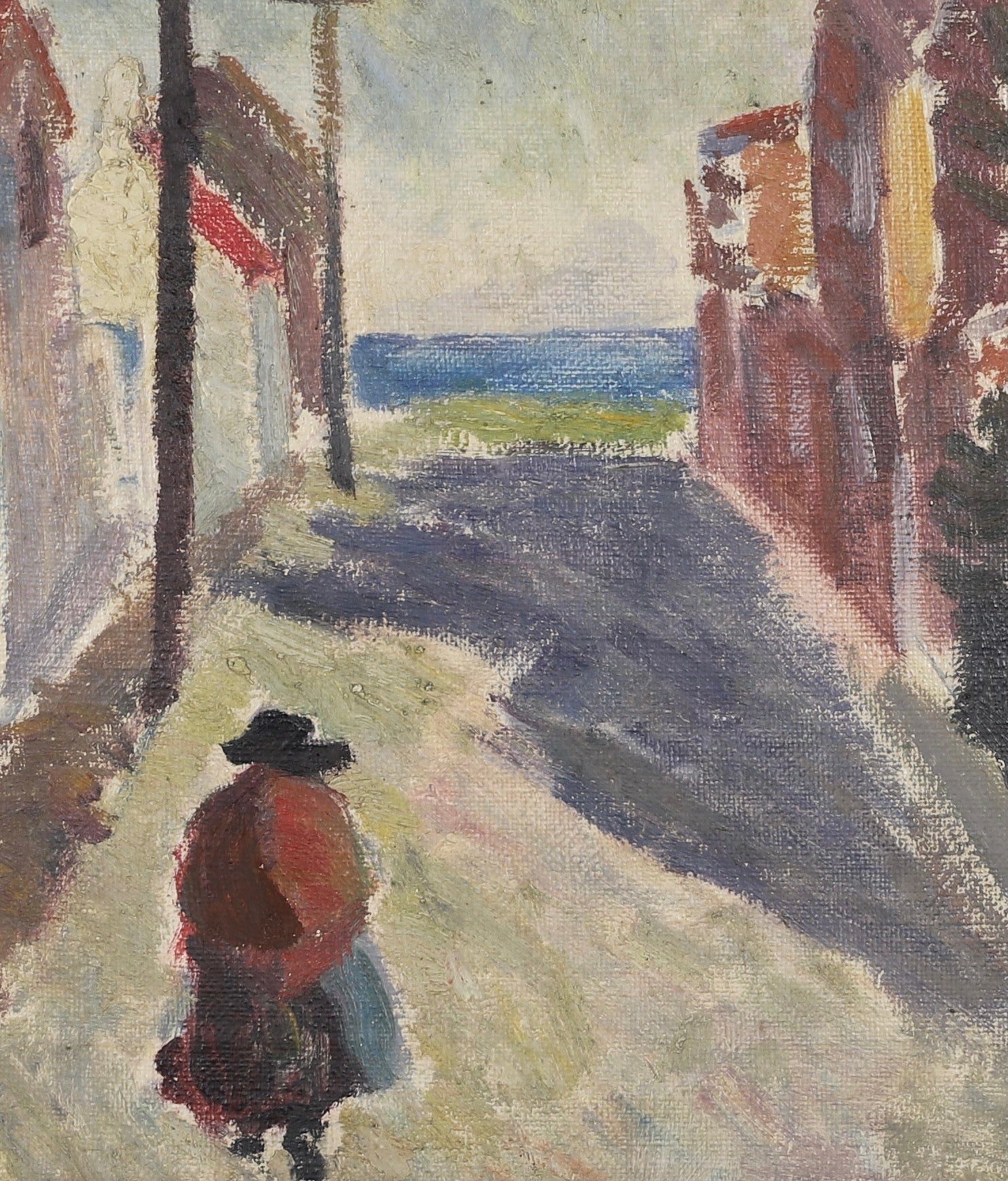 Original Vintage Mid Century Oil Painting from Sweden