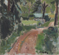 Load image into Gallery viewer, Large Mid Century Oil Painting Landscape by Svän Grandin From Sweden
