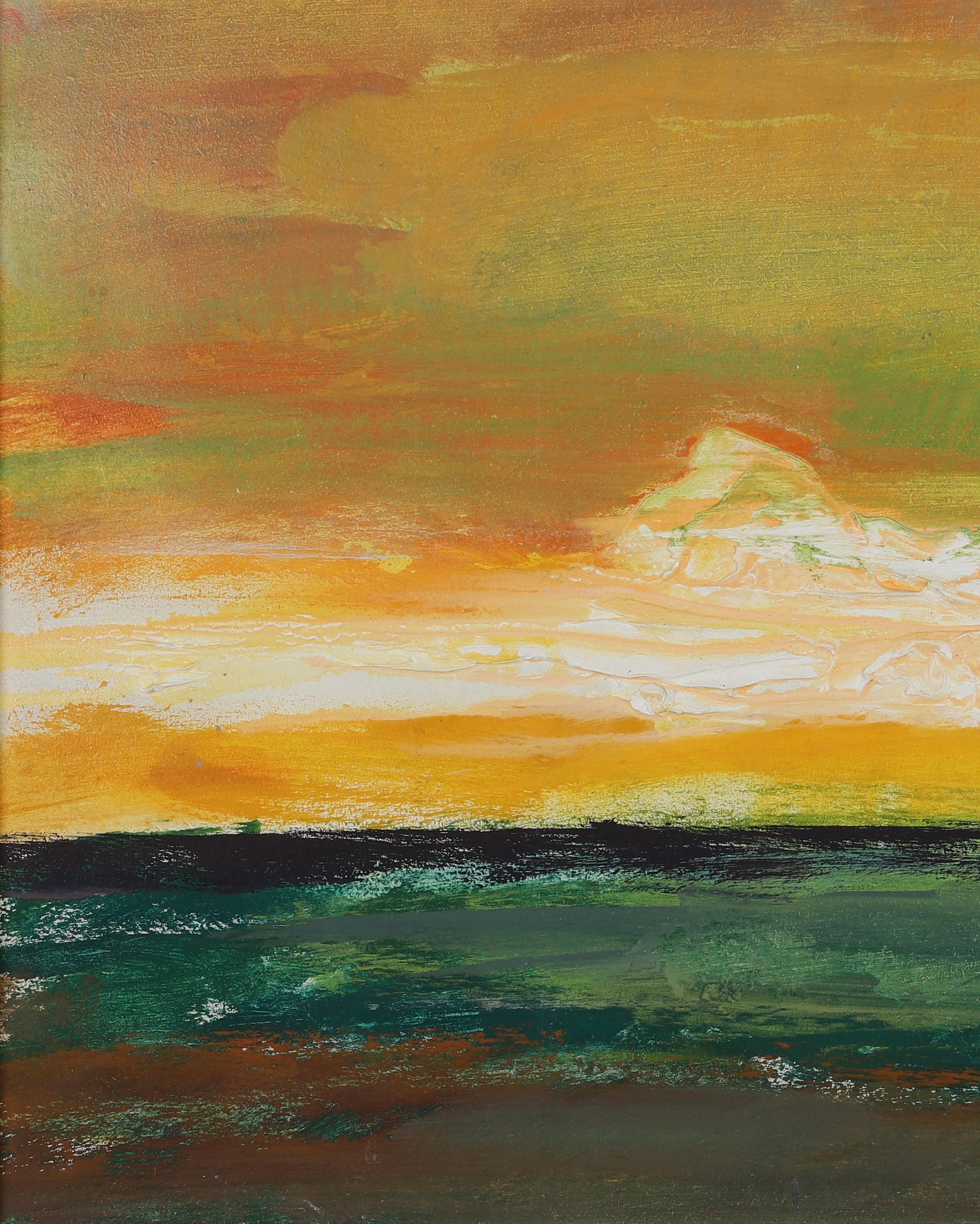 Vintage Art Room Mid Century Landscape From Sweden Signed ÅC