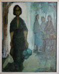 Load image into Gallery viewer, Original Oil Painting Mid Century By S Persson Sweden 1956
