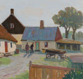 Load image into Gallery viewer, Mid Century Original Landscape Oil Painting From Sweden By E Skans
