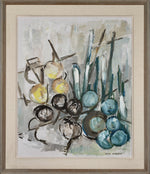 Swedish Vintage Art Still Life Oil Painting