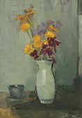Load image into Gallery viewer, Mid century Original Oil Painting By Sigvard Börtz 1960 Sweden
