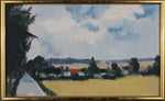 Mid Century Vintage Oil Painting By S Wernheden Sweden