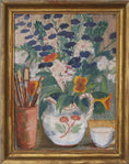 Load image into Gallery viewer, Original Vintage Still Life Oil Painting from Sweden
