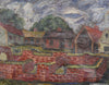 Vintage Landscape Painting By G Nordberg from Sweden 1932