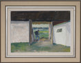 Load image into Gallery viewer, Vintage Farm Oil Painting by T Nilsson from Sweden
