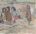 Load image into Gallery viewer, Mid Century Coastal Oil Painting By S Olsson Sweden

