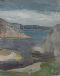 Load image into Gallery viewer, Mid Century Original Landscape Oil Painting From Sweden
