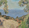 Mid Century Original Coastal Oil Painting From Sweden