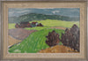 Vintage Mid Century Landscape Oil Painting By S Grandin Sweden