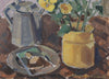 Original Vintage Still Life Oil Painting from Sweden